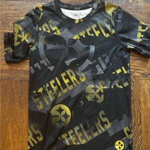 Kids Steelers Black and Yellow Dri Fit Shirt